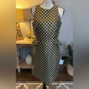 Ann Taylor blk/gold event dress - side 8 NWOT